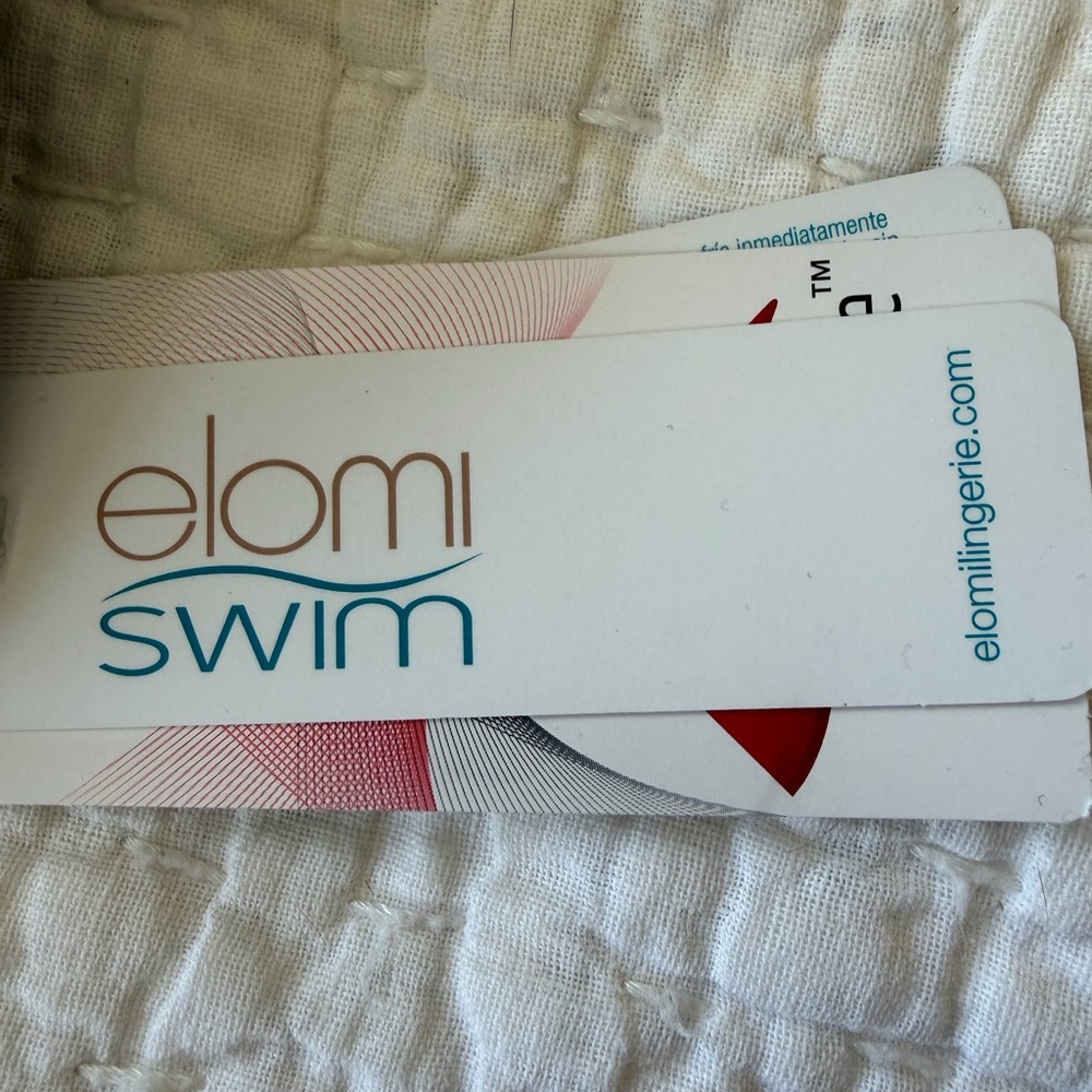 NWT Elomi Swim 3 pc colorful bikinis with cup sized top, bottom and tankini - Picture 3 of 9